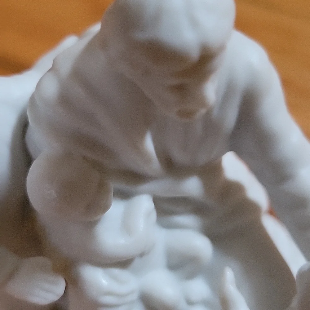 Jesus with children statue.  EUC